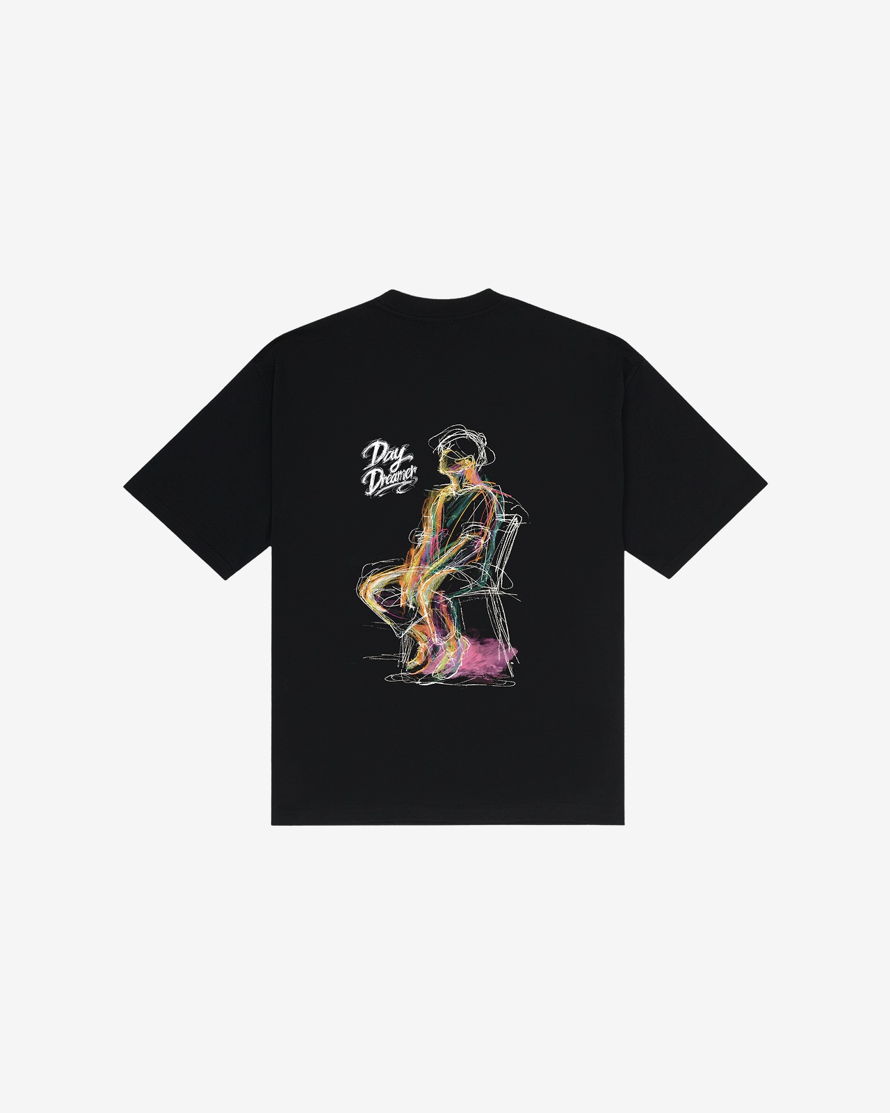 Black graphic T-shirt product image