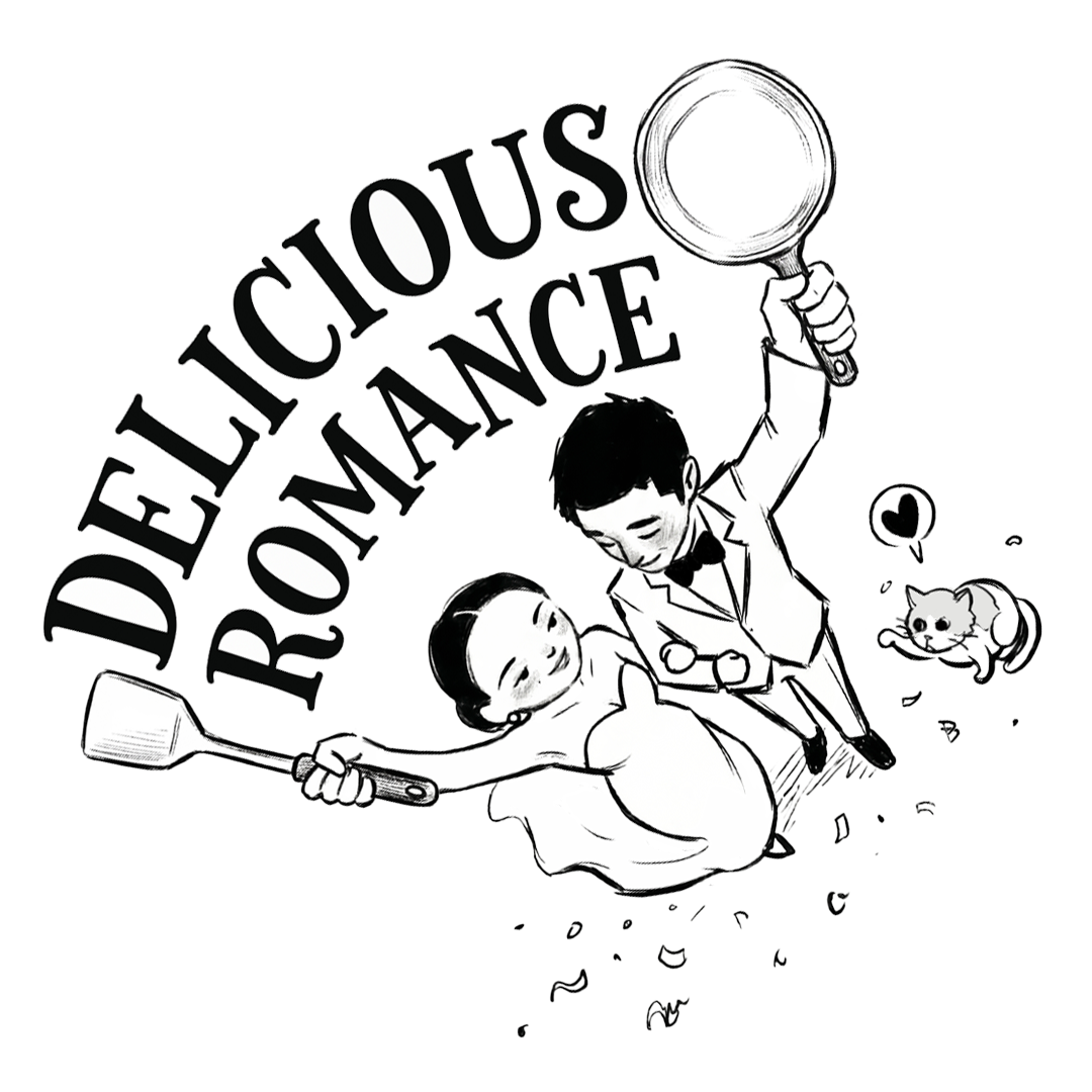 Delicious Romance paper bag logo design