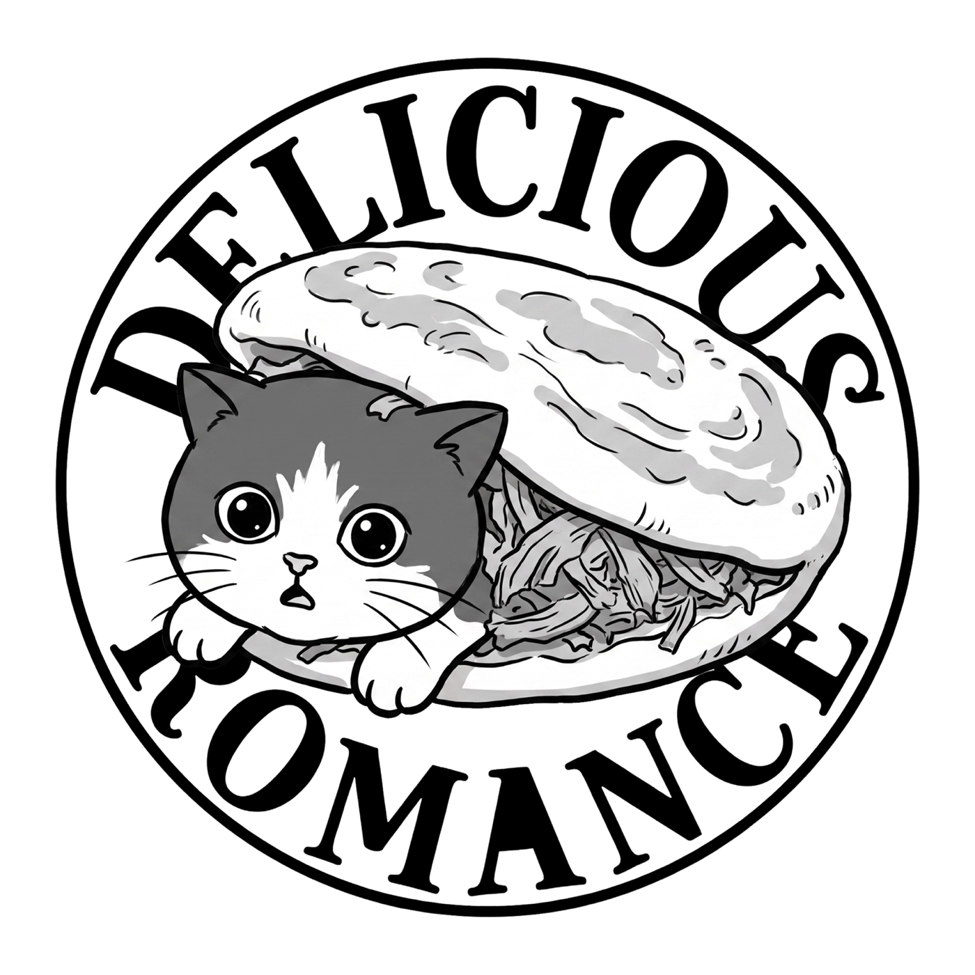 Delicious Romance roujiamo sticker design
