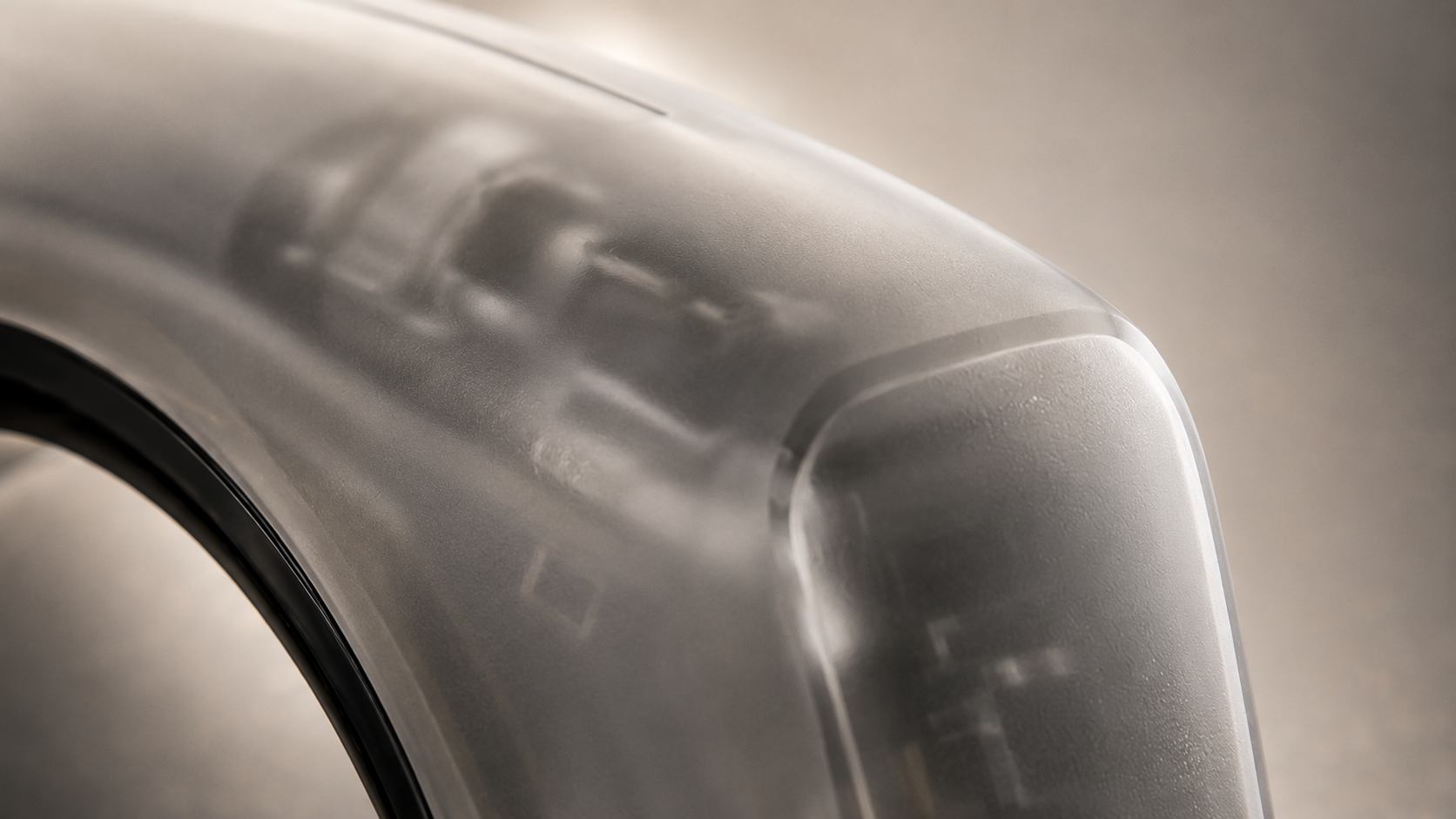 Macro view of the Zhian Smart Ring translucent shell